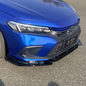 Honda Civic Batman Style  / Shark Fin Style Front Splitter Carbon Fiber 2022-2023