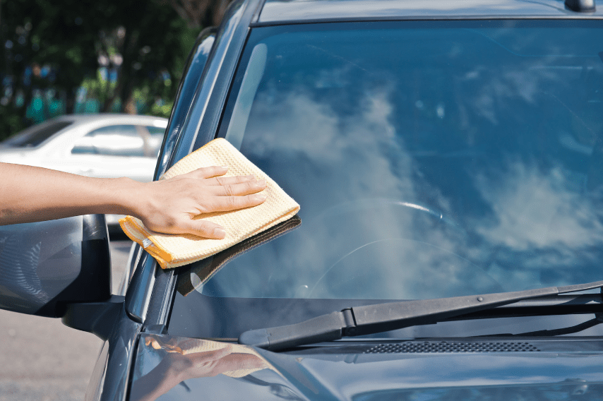 car windshield cleaning