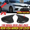 Honda Civic Carbon Fiber Side Mirror Cover Batman Style 2022-2023 thumbnail 2