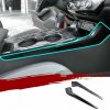 Honda Civic Gear Panel Side Cover Carbon Fiber 2022-2023 thumbnail 2