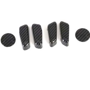Hyundai Sonata Seat Button Cover Carbon Fiber 2021-2023