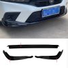 Honda Civic SI Style Front Bumper Splitter Glossy Black 2022-2023 thumbnail 1