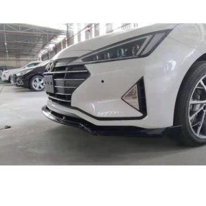 Hyundai Elantra Front Splitter Glossy Black 2022