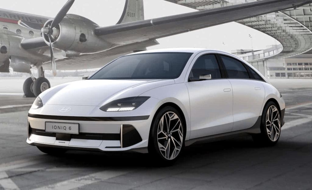 Hyundai IONIQ-6 2022 white front
