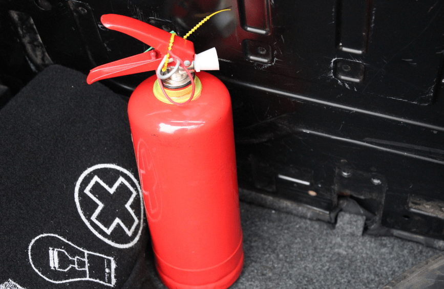 fire extinguisher for used car