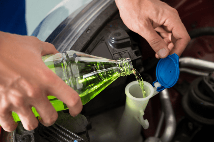 changing car washer fluid