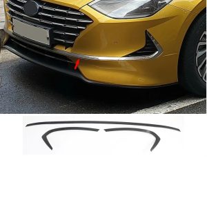 Hyundai Sonata Front Bumper Lower Trim & Fog Lamps Carbon Fiber Trim 2021-2023