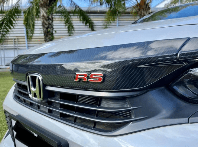 civic Hood Trim Carbon Fiber 2022