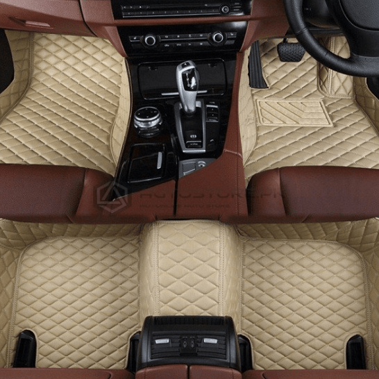 Toyota Corolla 7D Diamond Floor Mats (Beige)