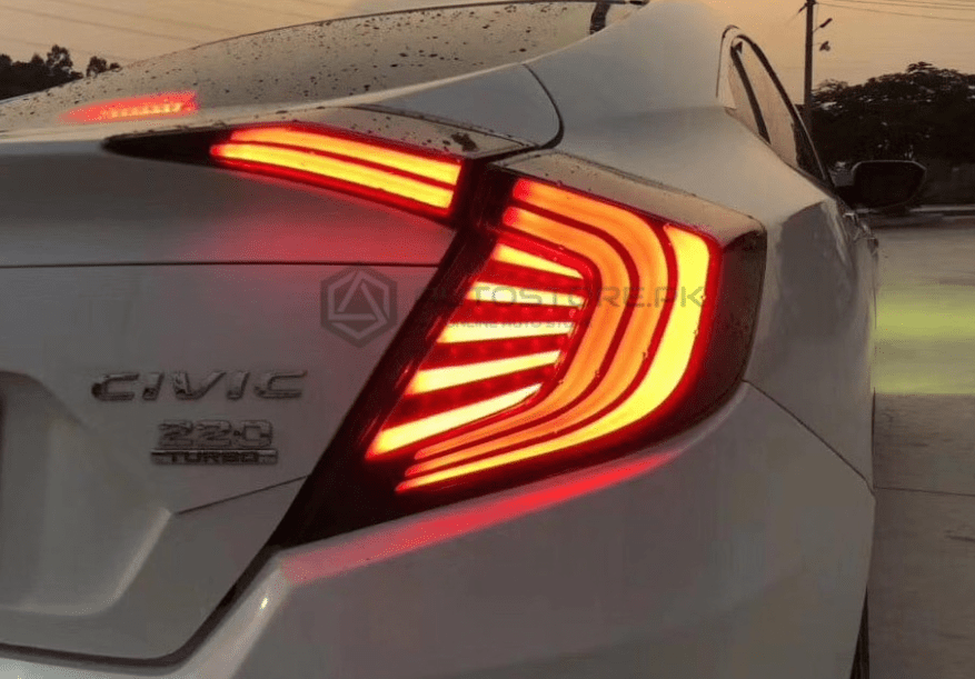 Honda Civic Sequential Running Lava Tail Lamps V2