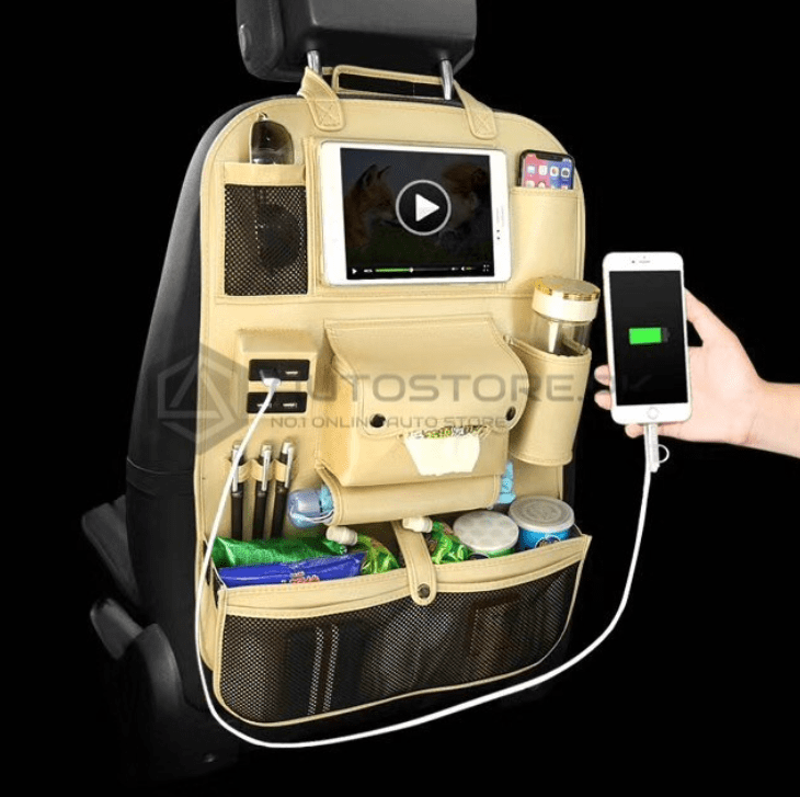 Back Seat Organizer High-Grade PU Leather