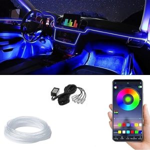 Car Interior LED Bluetooth Control Wire Atmosphere Light