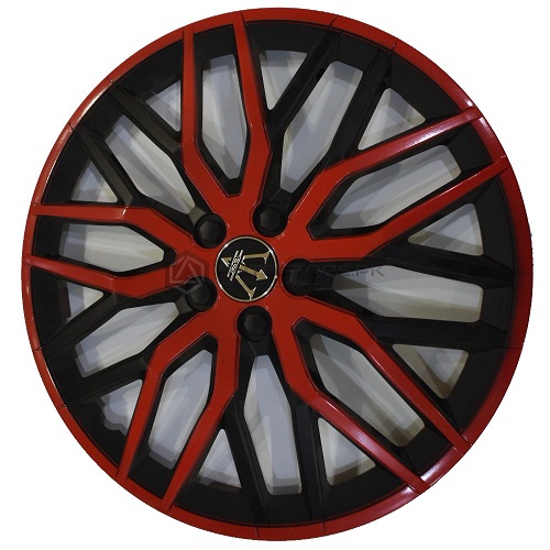 Black and Red ABS Wheel Cover
