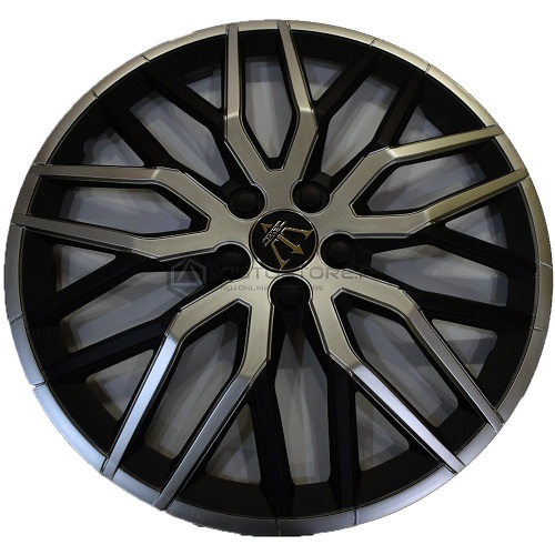 Silver and Black Wheel Cover 15 Inches