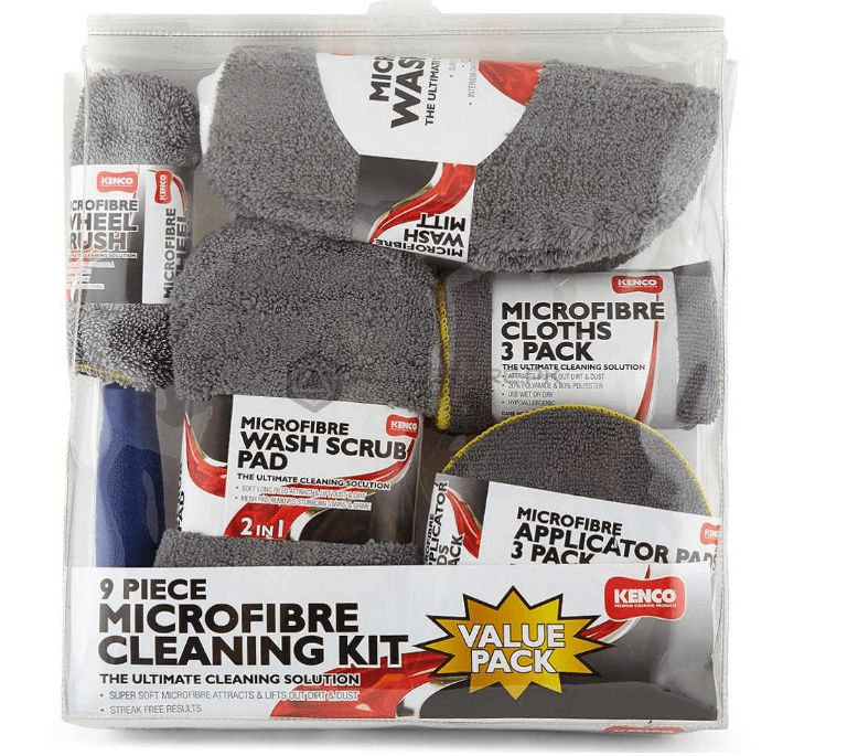 Kenco 9 Piece Microfiber Cleaning Kit
