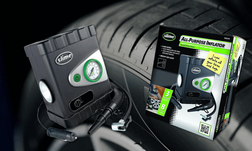 slime 12v car air compressor