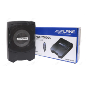 ALPINE PWE-T0800C Underseat 8 Inch Super Compact Subwoofer