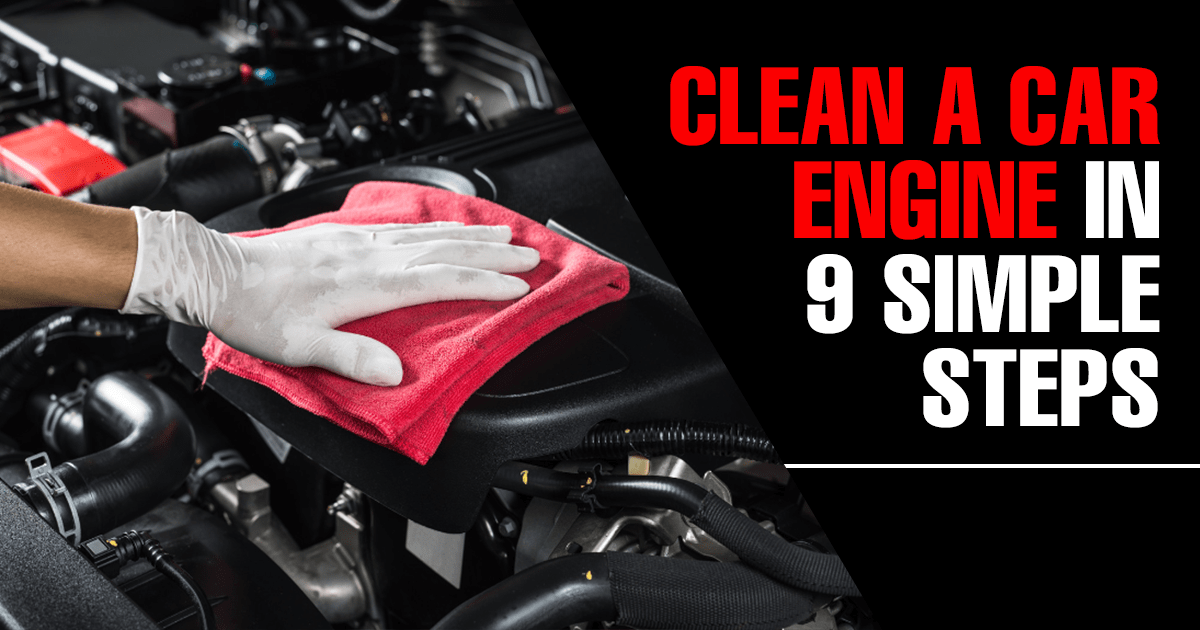 how to clean car engine