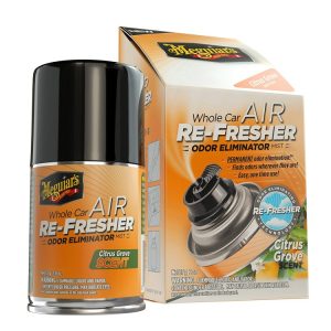 Meguiar's Whole Car Air Re-Fresher Odor Eliminator Citrus Grove Scent