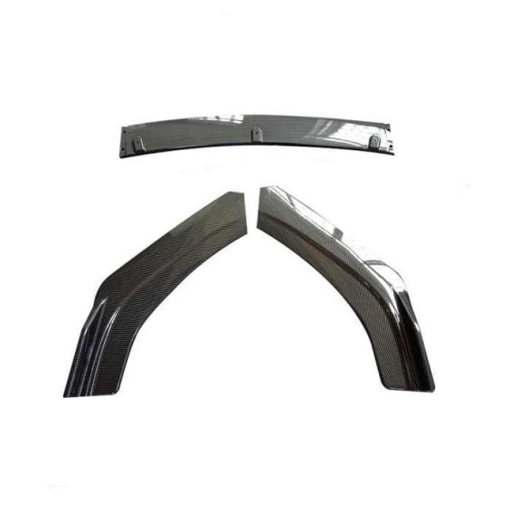 HHENGYISOUL Front Lip Splitter For Toyota Corolla SE/XSE Sedan 2020-2022 – 3-Piece, Glossy Black, PP Material