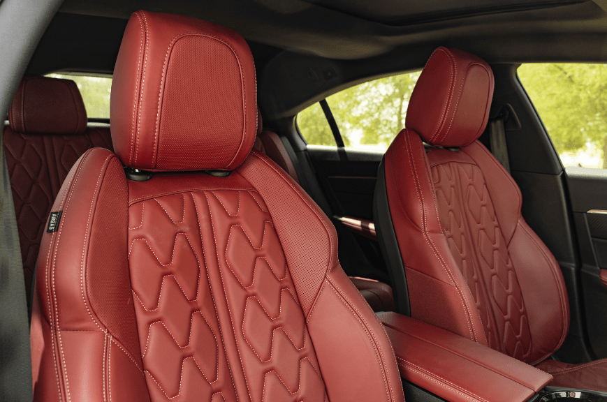 red luxury seat covers