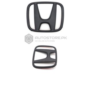 Honda Civic Glossy Black Logo Front 2016-2021