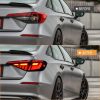 Honda Civic Tail Lamps Smoke V2 2022-2023 thumbnail 2