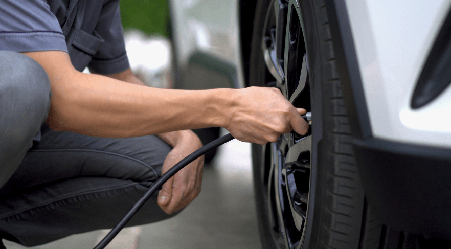 Keep Tires Properly Inflated