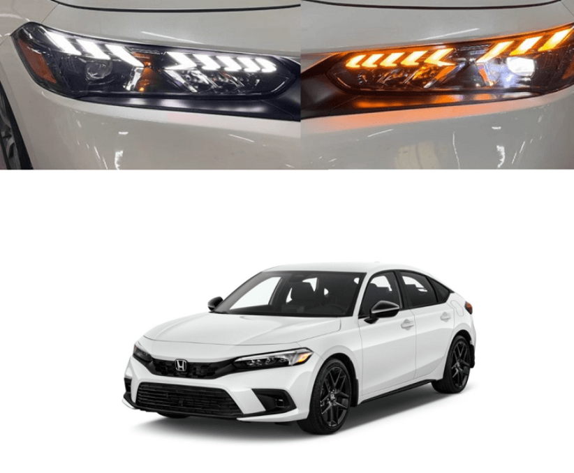 civic 22-23 audi etron style headlights