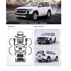 Toyota Land Cruiser 2008 to Land Cruiser LC300 AX/ZX Upgrade Conversion To GR Style Body Kit 2023