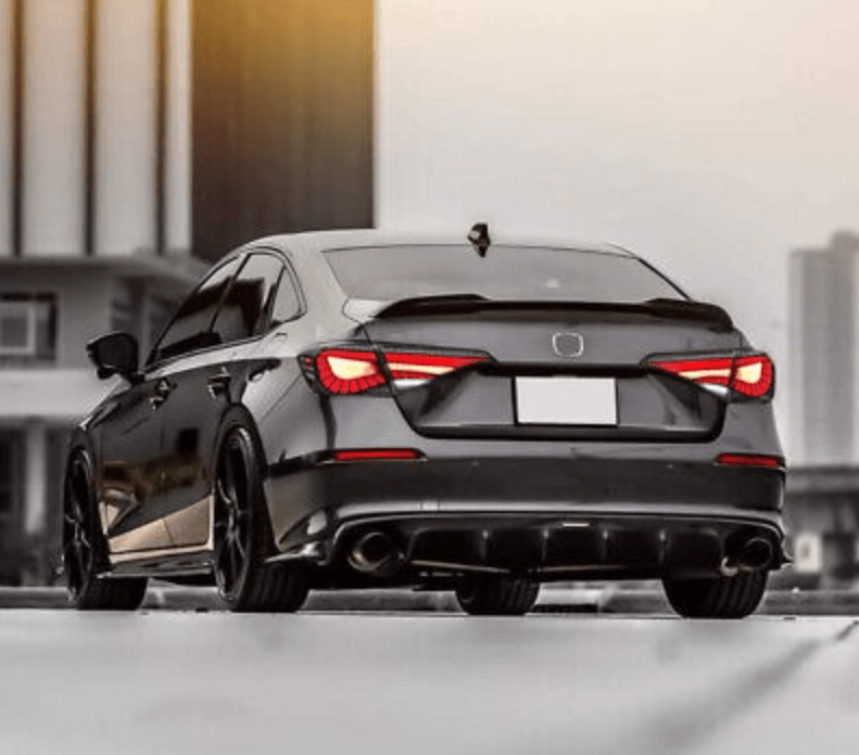 honda civic 2023 Snake Style Tail Lamps Smoke
