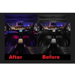 Universal Car Interior LED Atmosphere | Ambient Light 64 Colors 18 in 1