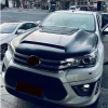 Toyota Hilux Revo Sports Hood Ford Style with Scoop 2016-2023 thumbnail 4