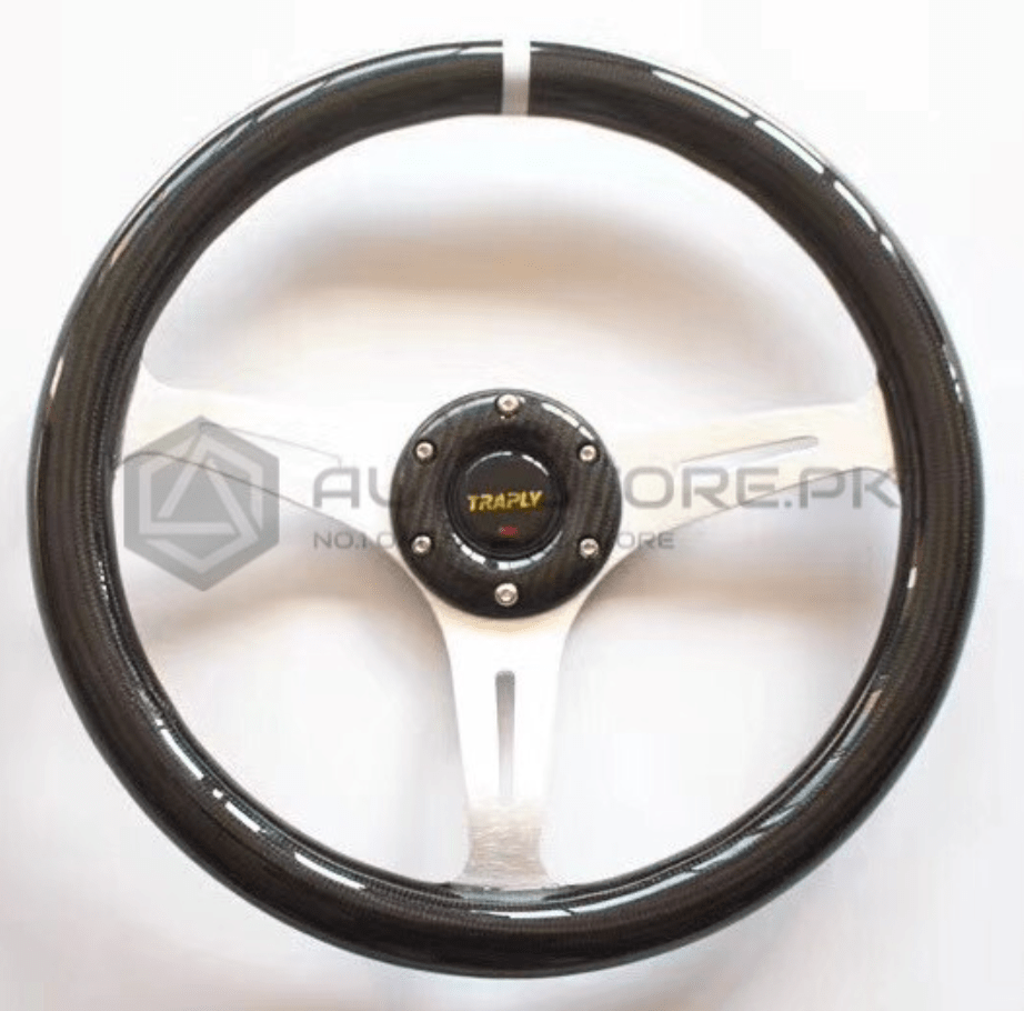 Traply Steering Wheel White