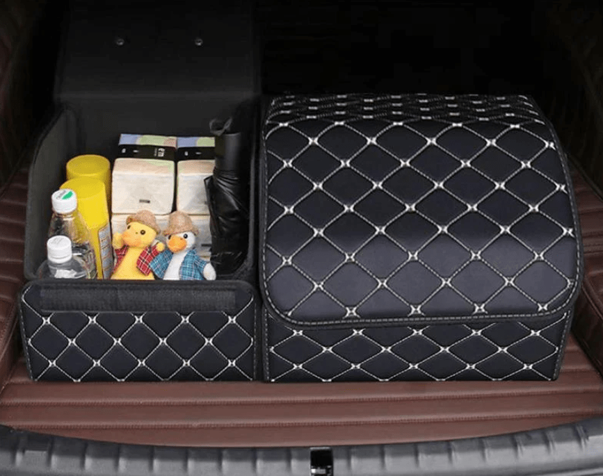 car trunk organizer black