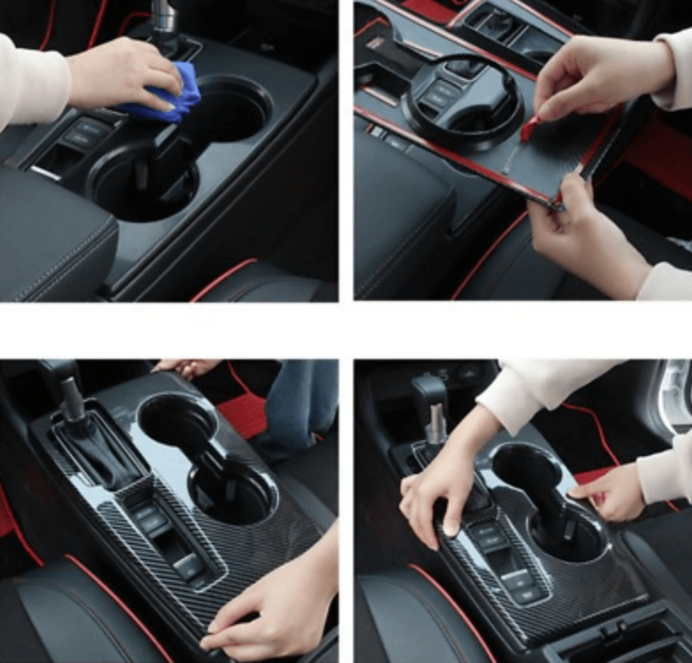 civic 22-23 gear box trim carbonfiber