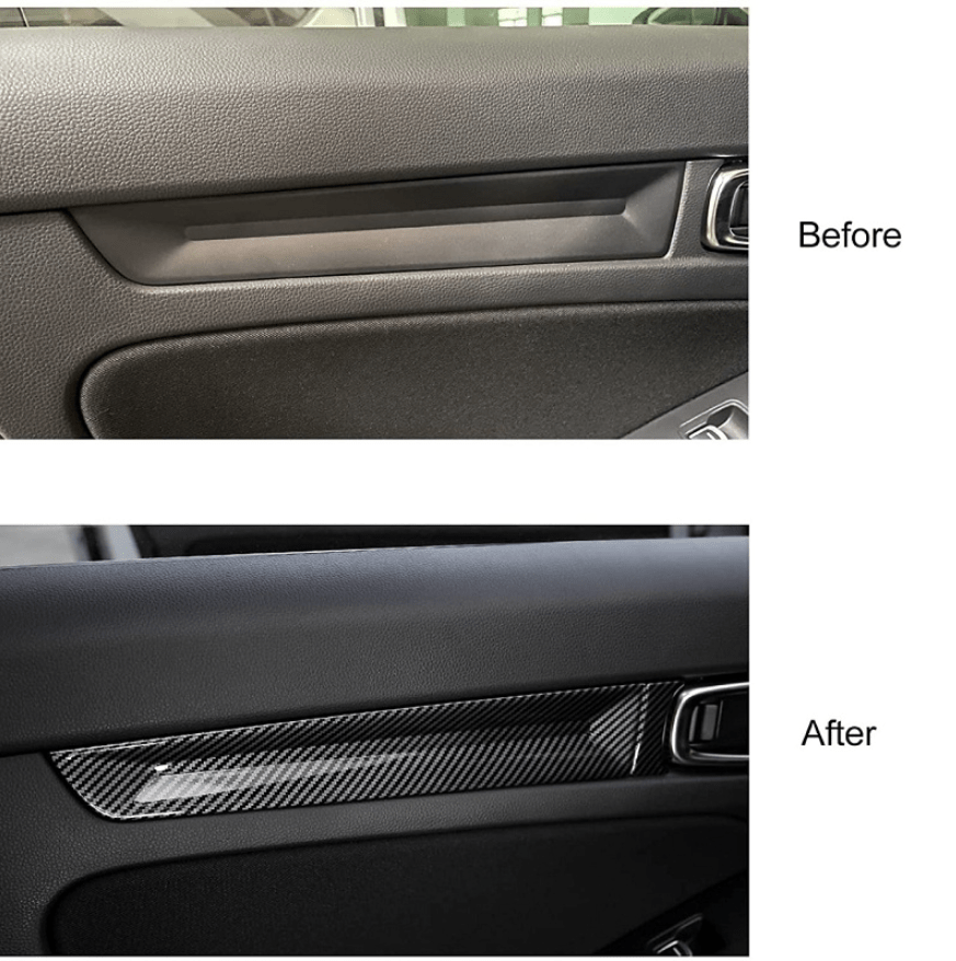 civic 22-23 inner door handle trim carbonfiber