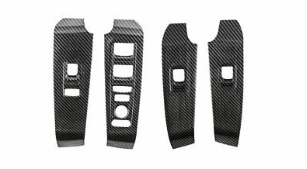 civic 22-23 power window trim carbonfiber