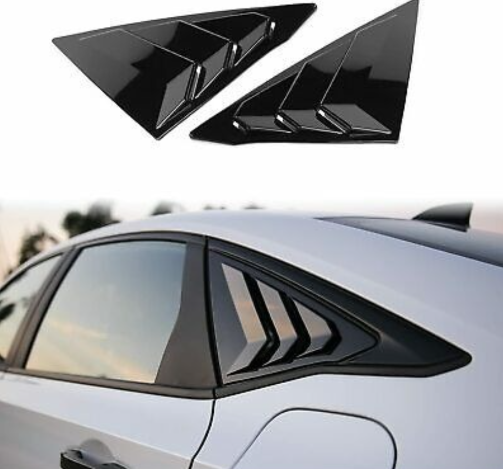 civic 22-23 quarter louvers carbonfiber