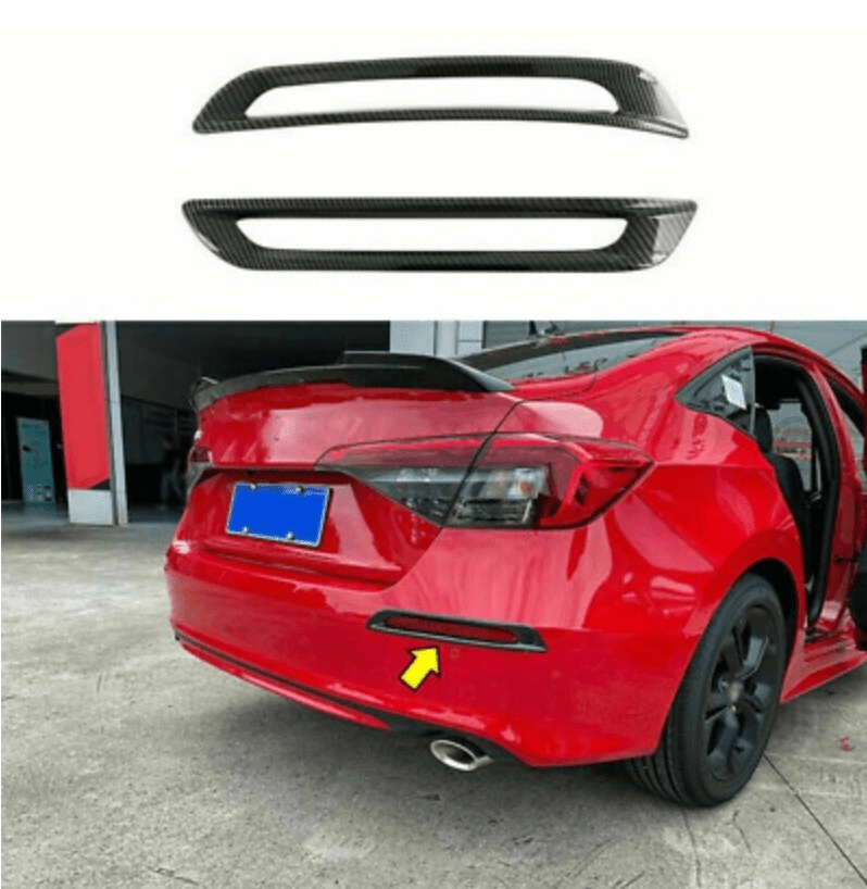 civic 22-23 reflector trims carbonfiber