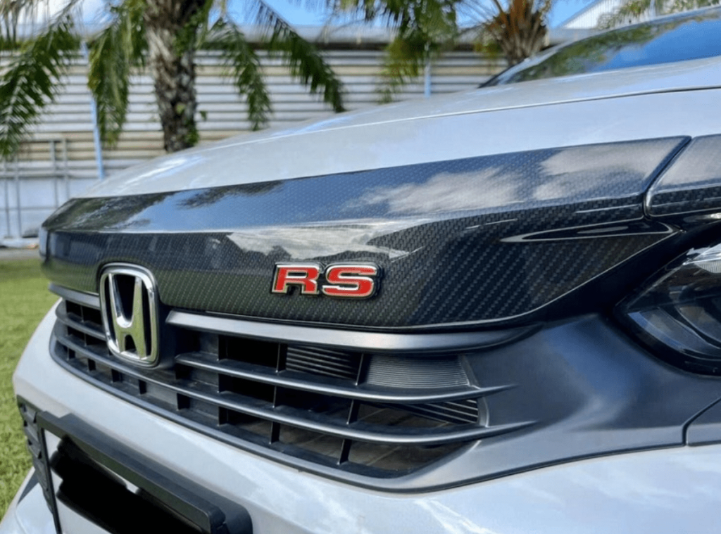 civic 22-23 carbon fiber hood trim