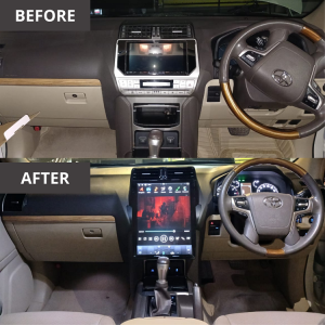 Toyota Land Cruiser Prado Tesla Style Multimedia Android System 2018-2021