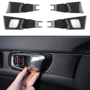 Honda Civic Interior Door Handle Bowl Trim Carbon Fiber 2022-2023