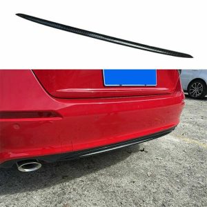 Honda Civic Carbon Fiber Back Bumper Lid Garnish - Lower Bumper Protector 2022-2023