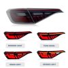 Honda Civic Tail Lamps Smoke V2 2022-2023 thumbnail 7