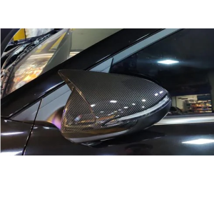 Hyundai Elantra Carbon Fiber Batman Style Side Mirror Covers 2020-2024