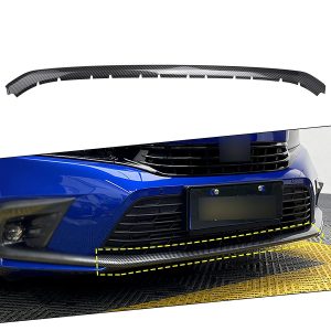 Honda Civic Front Bumper Trim Carbon Fiber 2022-2024