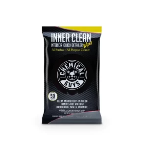 Chemical Guys Inner Clean-Quick Interior Detailer & Protectant Wipes