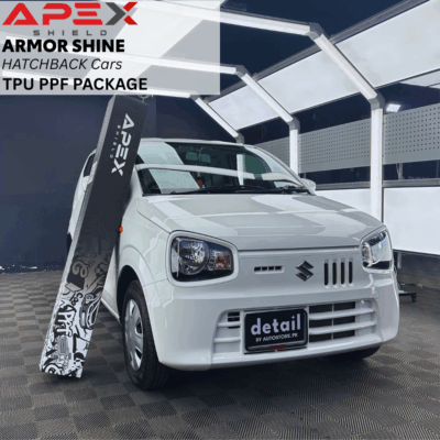ApexShield Paint Protection Film (PPF) Armor Shine Package For Hatchback Type-TPU