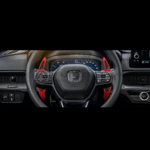 Honda Civic Steering Red Paddle Shifter Extension 2022-2024